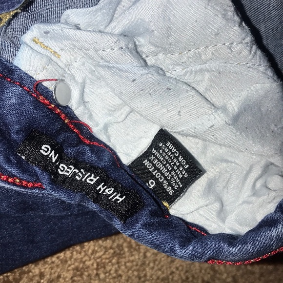 high rise ripped jeans - Picture 4 of 4